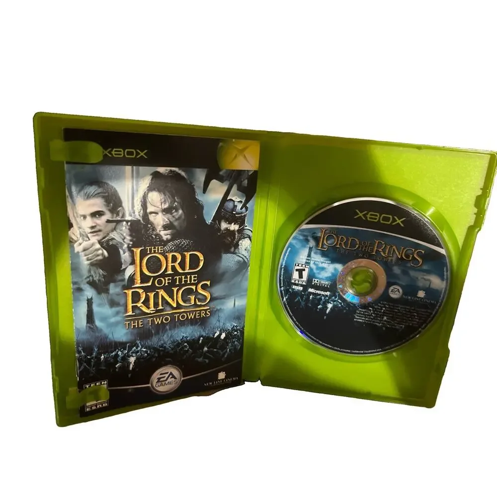 Original Xbox Game Lot Of 5! Lord Of The Rings The Two Towers, Destroy All Human